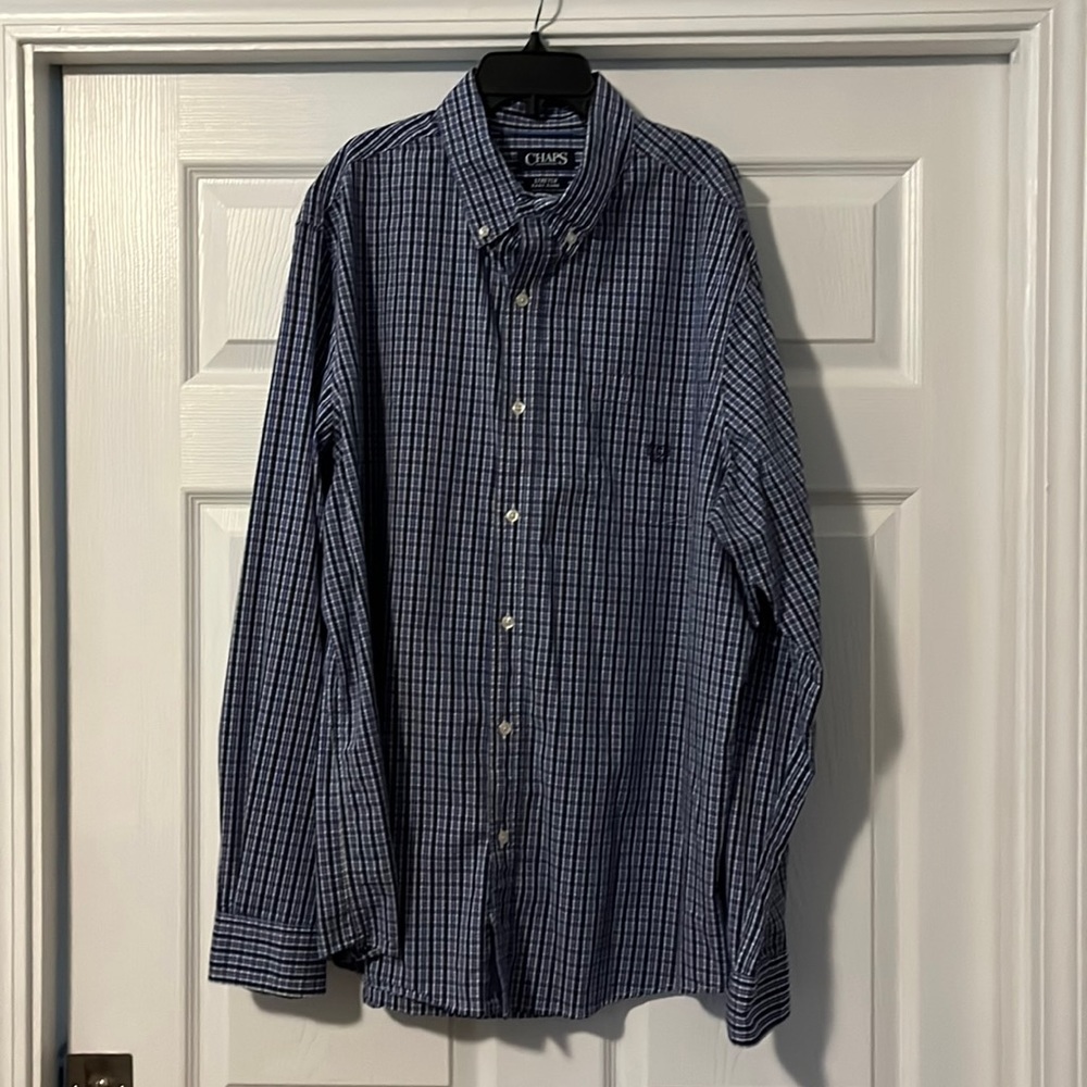 EUC Chaps Stretch Easy Care Men’s long sleeve shirt